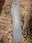 Levi's 501 Women's Jeans 26x30 Light Wash Embroidered Jeans — photo 1