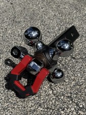 2 Trailer Hitch Tri Ball Mount With Hook 1-78 2 2-516 Ball Black 10000lbs 2 Trailer Hitch Tri Ball Mount With Hook 1-78 2 2-516 Ball Black 10000lbs