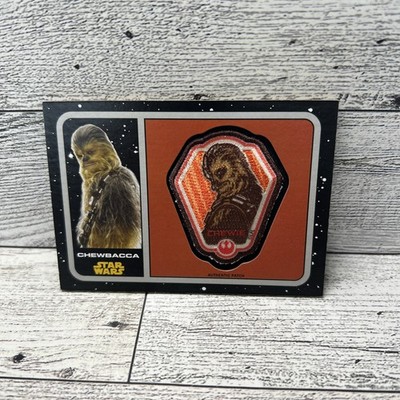 2015 Topps Star Wars Journey to the Force Awakens Chewbacca Patch Card #P-13