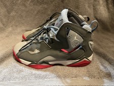 Nike Girls Air Jordan True Flight 342774-003 Gray Basketball Shoes Sneakers 6Y