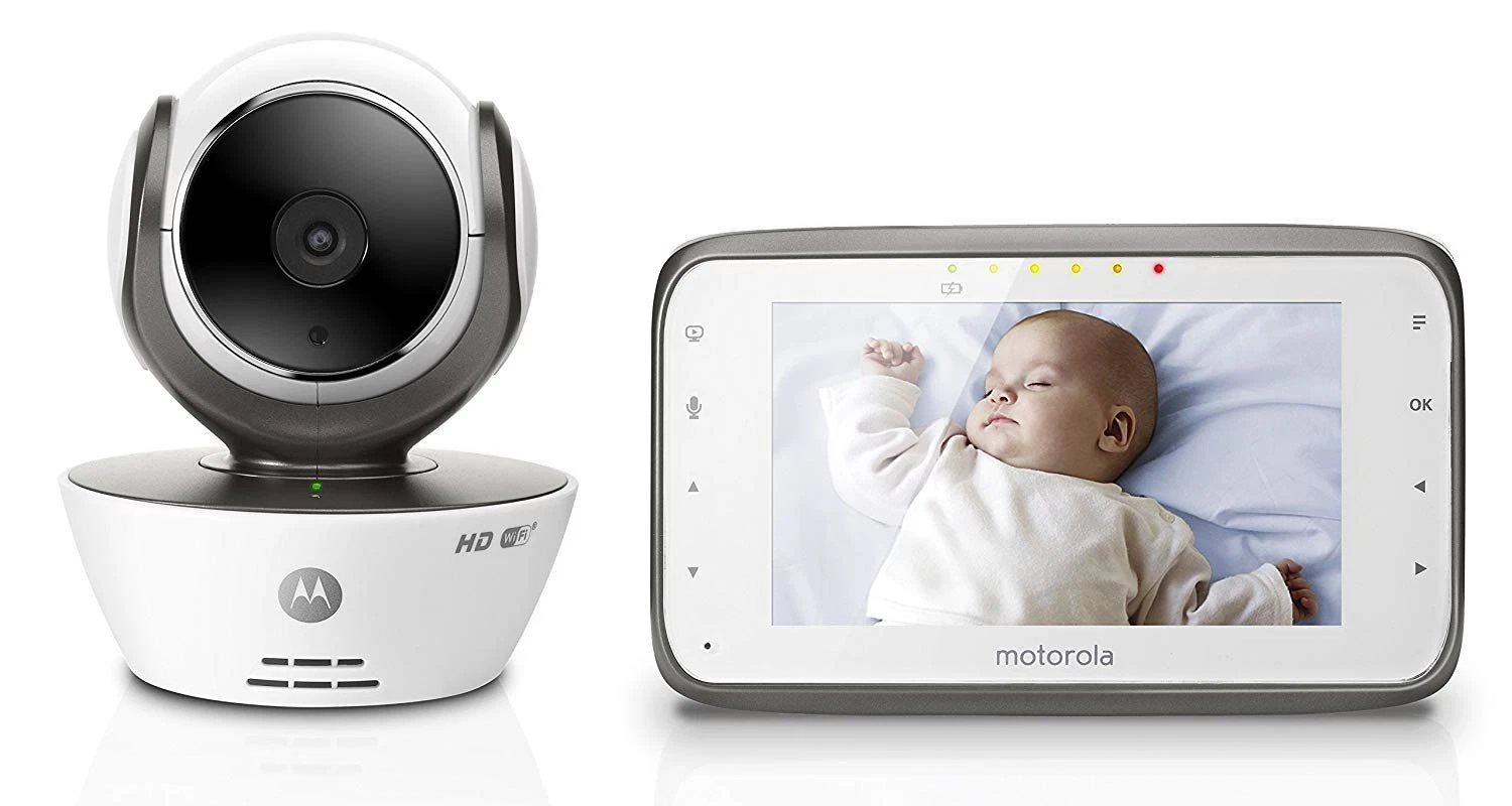 Motorola MBP854CONNECT Dual Mode Baby Monitor with 4.3-Inch LCD Parent Monitor a