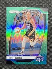 2024 Panini Prizm WNBA Kristi Toliver Washington Mystics Green Prizms #12