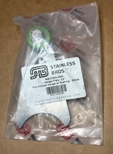 Stainless Bros 2.5in Flat Exhaust Hanger w/ Bushing - SS304 - 608-01500-0063 thumbnail 1