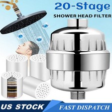 20 Stage Shower Head Filter Purifier with Filter for Hard Water Softener