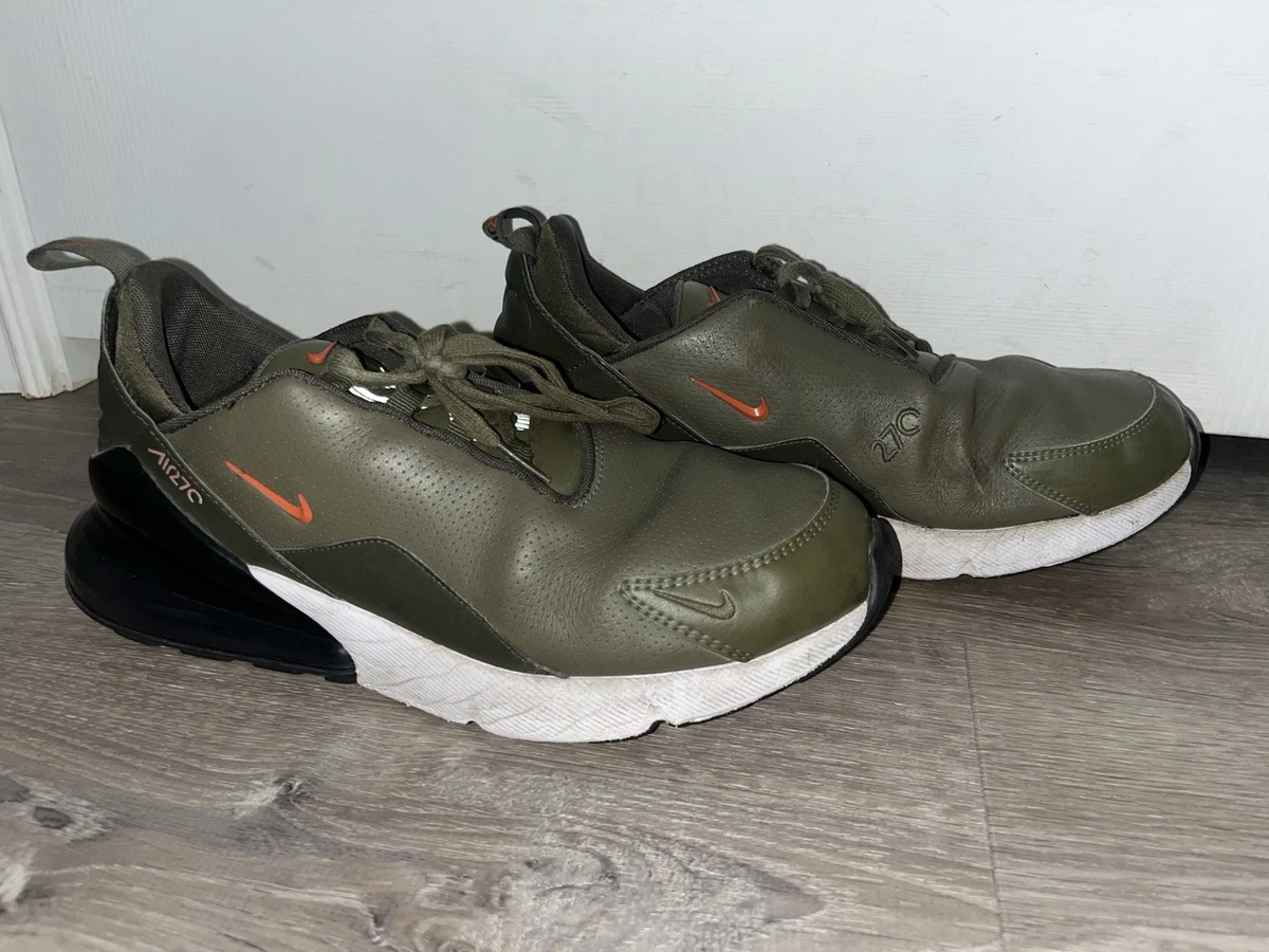 Nike Air Max 270 Green Shoes Mens Size 8 Running Sneakers BQ6171-200 Nike Shoes Mens 13 Air Max 270 Premium Leather Green  main image 3