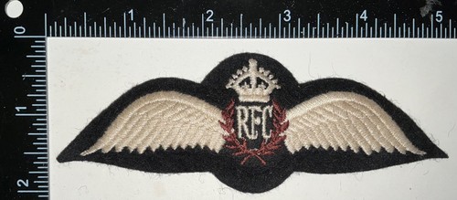 REPRODUCTION WWI British Royal Flying Corps RFC Wings Padded Patch