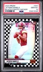 2024 PANINI PRIZM BLACK & WHITE CHECKER #347 JAYDEN DANIELS PSA 10