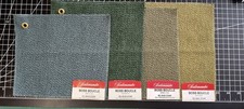 Scalamandre Boucle Stoffmuster in Grün zum Basteln, Nähen, Junk Journal