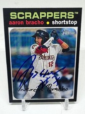 2020 Topps Heritage Minor League Edition - Aaron Bracho #74 (RC) SIGNED