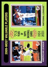 2009 MVPs (Joe Mauer / Albert Pujols) 2024 Topps Heritage #205 MLB READ