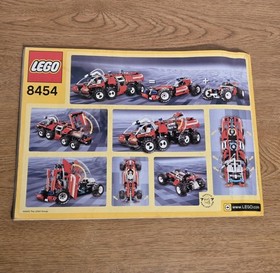 LEGO 8455 Technic Loader INSTRUCTION MANUAL ONLY Released 2003 Paper Book Copy