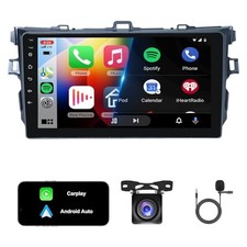 Double Din 9 Inch Touchscreen Car Stereo with CarPlay, Android Auto, Bluetooth,