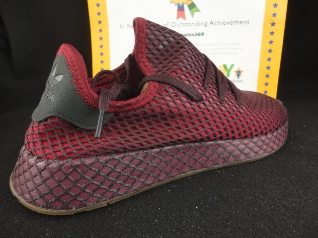 Adidas Deerupt Runner, Core Burgundy, 2018, Style # B41773, 