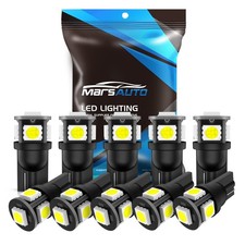 T10 168 194 2825 Light Bulbs Super Bright 5SMD Exterior License Plate Lights ...