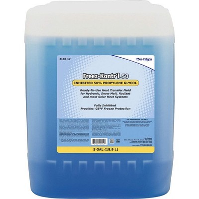 NU-CALGON  Freeze Protectant, Blue, 5 gal, Pail 807HF1