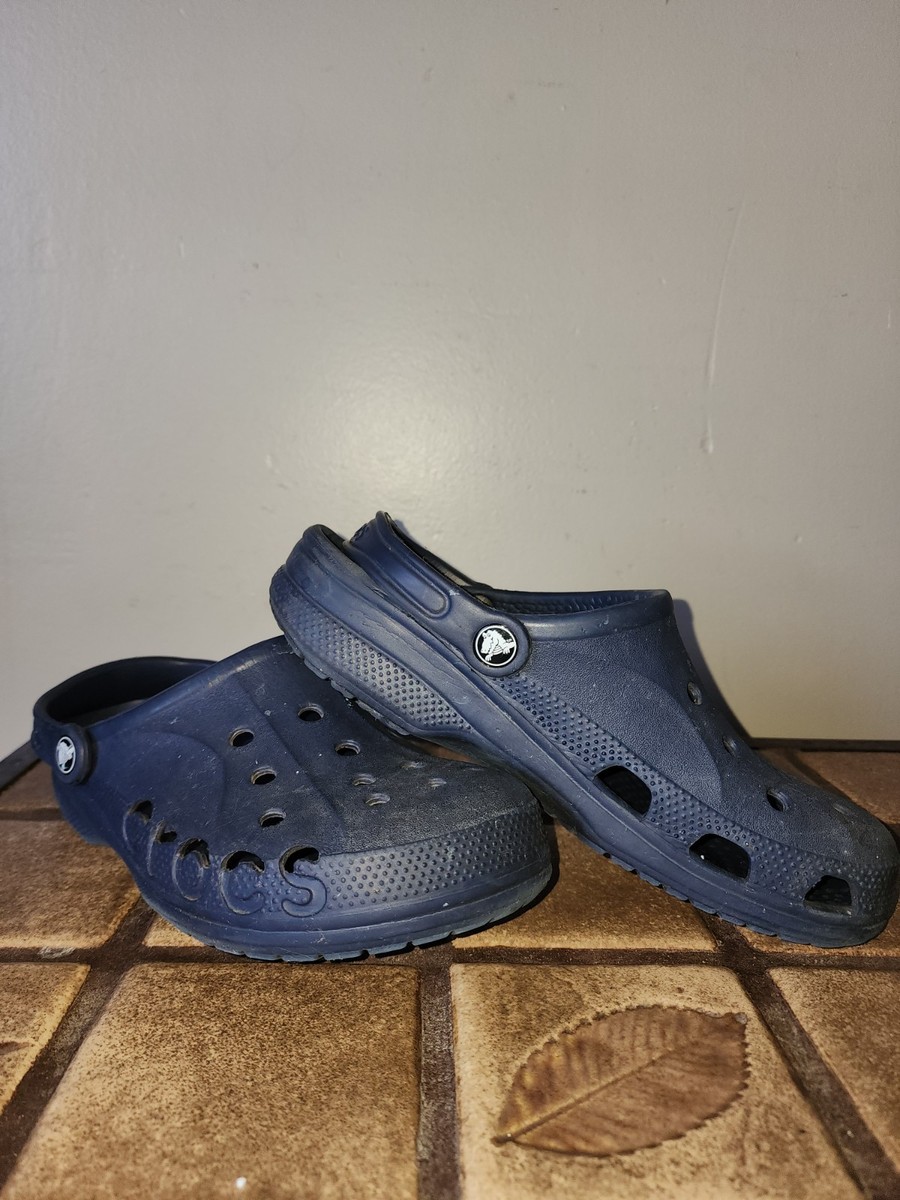 Crocs Unisex\'s Mens Baya Clogs - Navy Crocs Original Men Baya Navy Blue Color Clogs Size US 11 New  main image 4
