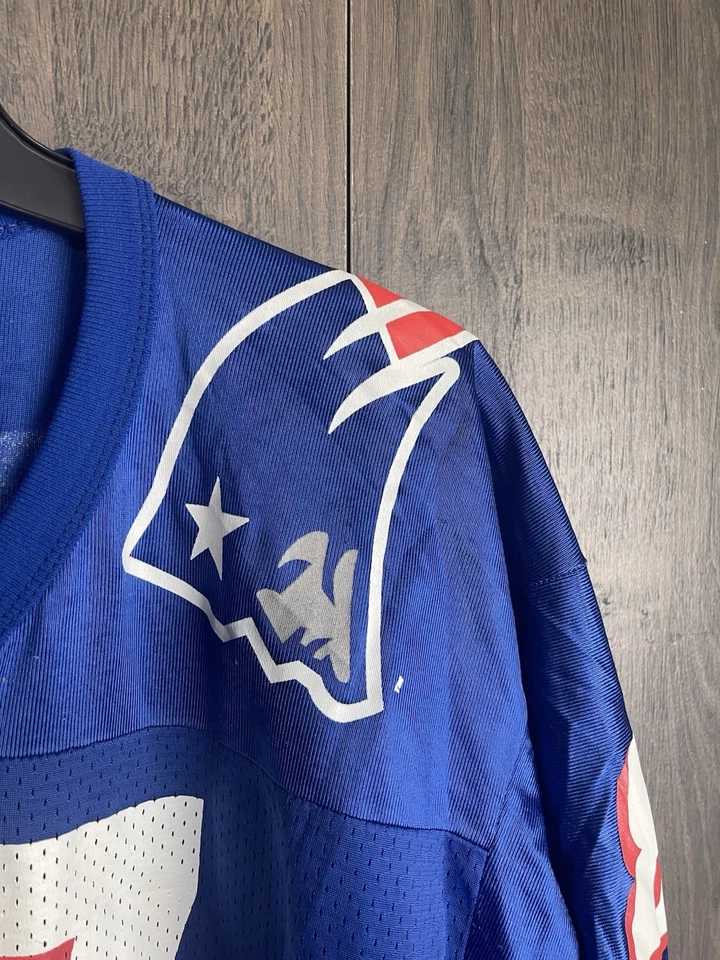 Camiseta deportiva vintage de los New England Patriots Ben Coates #87 campeón de fútbol americano de la NFL talla 44 Foto 3 de 4