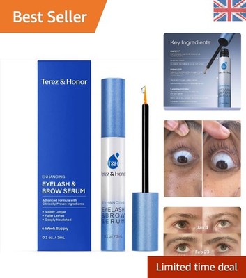 Klinisch erprobter Wimpern- & Brauenverstärker - natürliches Wachstum, 3 ml, hergestellt in Korea