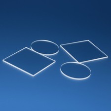 Laboratory UV transparent high-temperature resistant quartz glass sheet