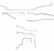 Complete Brake Line Kit Fits Pontiac Sunfire 1996-1999-cbk0029om