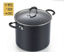 10Qt Nonstick Stockpot Hard Anodized Soup Pot...