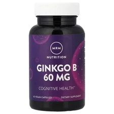 Ginkgo B, 60 mg, 60 Vegan Capsules