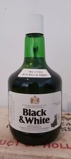 Whisky Black & White da 2 litri Vintage Anni '70