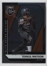 2021 Panini Elite Extra Edition Optic Kahlil Watson #16 0y5l