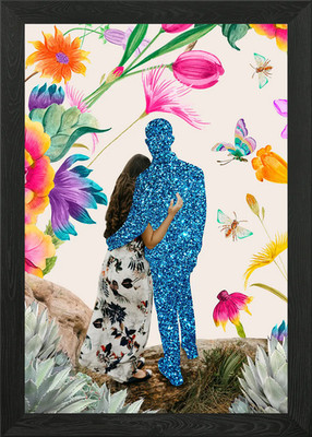 Lovers In Paradise Gerahmtes Wandbild Poster Leinwanddruck Bild