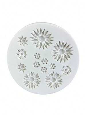 1 PC Daisy Silicone Mold Bouquet Polymer Clay Pattern Suitable for Soft Candy Cr