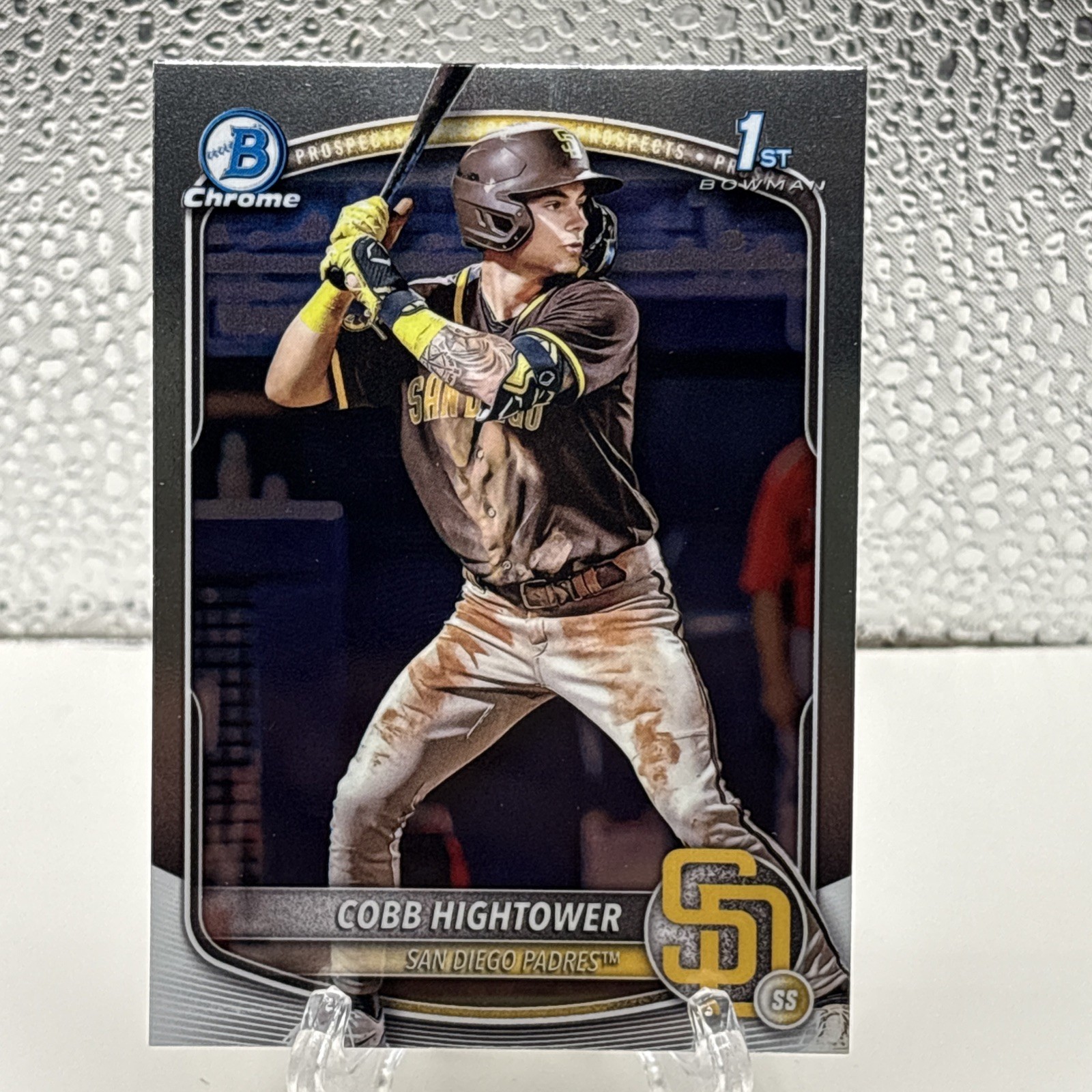 2025 Bowman Chrome Prospects 1st #BCP-104 - Cobb Hightower - Padres!