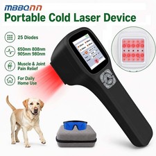 Cold Laser Therapy Device 25 Diodes for Humans Pets Veterinary Pain Care Use
