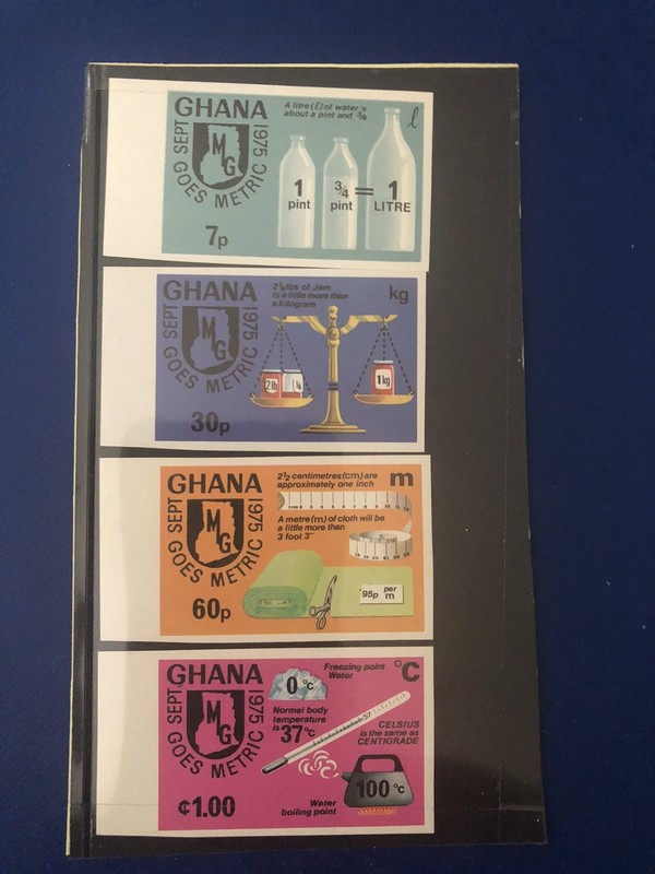 Ghana Scott # 570-73 Metric Imperf Set MNH