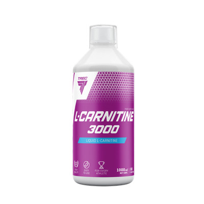 TREC  L-CARNITINE 3000  Liquid 1 Liter 80 Portionen + extra BONUS