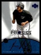 2004 Upper Deck Diamond Collection Pro Sigs #10 Vernon Wells Toronto Blue Jays