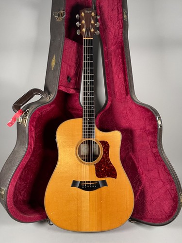 2001 Taylor 710CE Natural Finish Acoustic Guitar w/OHSC