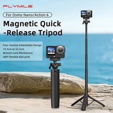 Quick-Release Tripod Extension Pole Selfie Stick Mount for DJI Action 6/5/4/Nano