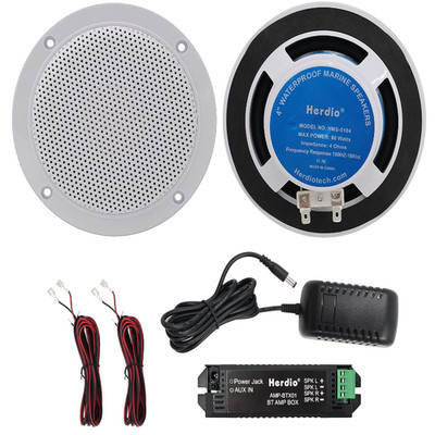 Herdio 4 Zoll Deckenlautsprecher Wasserdicht Bluetooth