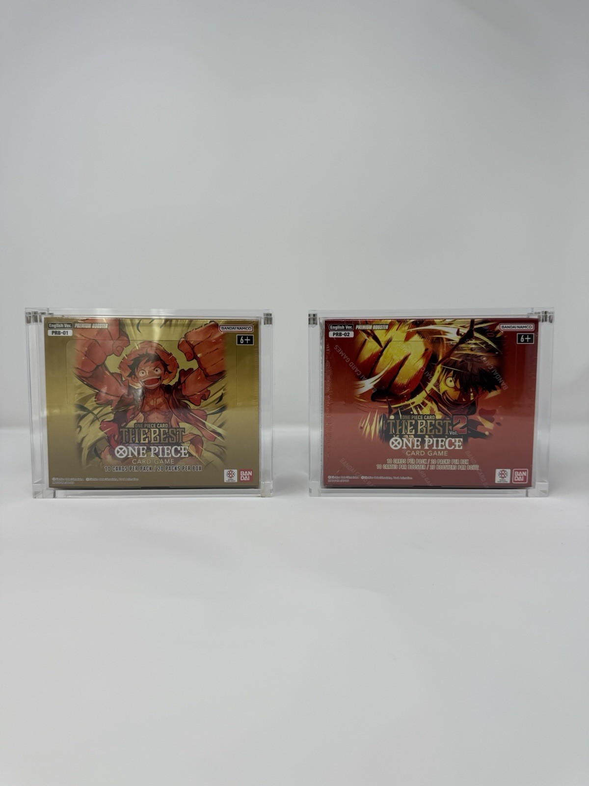 prb booster box One Piece PRB-02 Booster Box Acrylic Case With Magnetic Lid main image 0