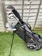 Full Right Handed Callaway Golf Club Set With Stand bag