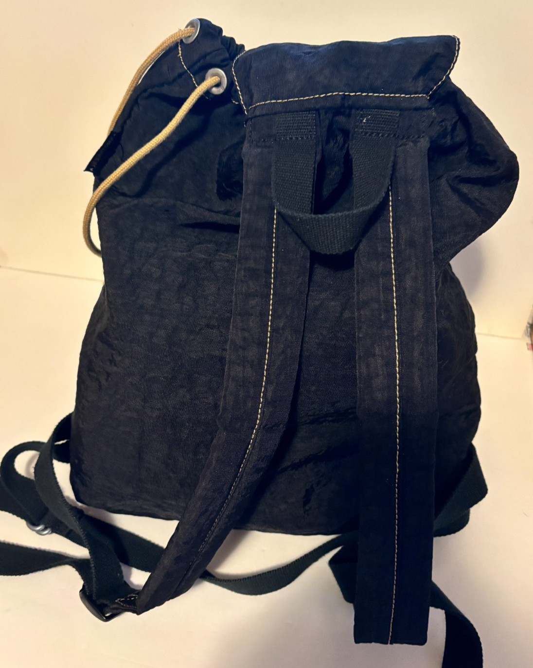 Kipling Drawstring Rucksack Black Backpack Animal… - image 2