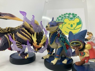 amiibo Monster Hunter Rise CAPCOM Otomo Airou Magai Magado Otomo Garku 3 Set