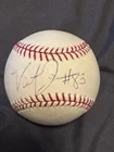Vincent Jackson Autographed MLB Baseball San Diego Chargers Bucs RIP