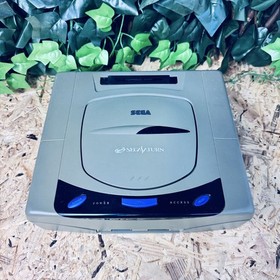 SEGA Saturn HST-3210 Gray Console NTSC-J AC100V Retro #0001