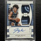 2024-25 Panini National Treasures Autographs Dual Jaylen Wells /99 (AU, MEM, RC)