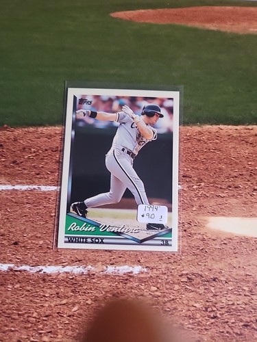 1994 Topps - #90 Robin Ventura - Chicago White Sox (3x) - Picture 4 of 6