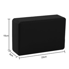 Foam Roller Yoga Exercise Fitness 6X36 HALF ROLL Black