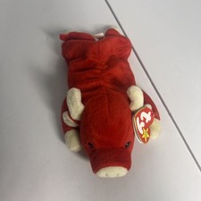TY Beanie Baby - SNORT the Bull 9 inch - MWMTs Stuffed Animal Toy