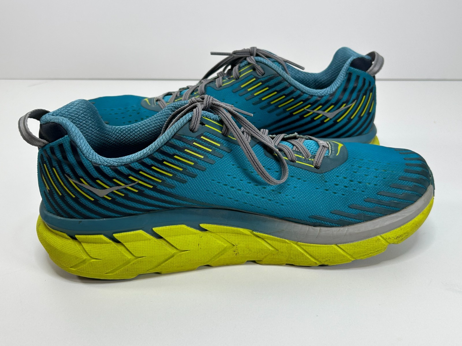 Hoka One One Clifton 5 Caribbean Sea Running Shoes 1093755 CSSB Men’s Size 12.5 thumbnail 9
