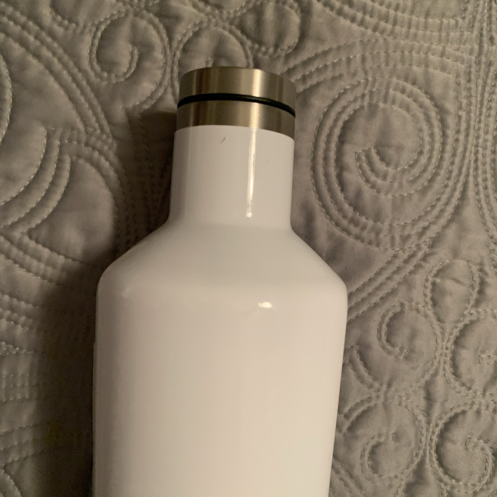 Corkcicle CUS2025GW 25 oz Stainless Steel White Water Vacuum Bottle Canteen NEW